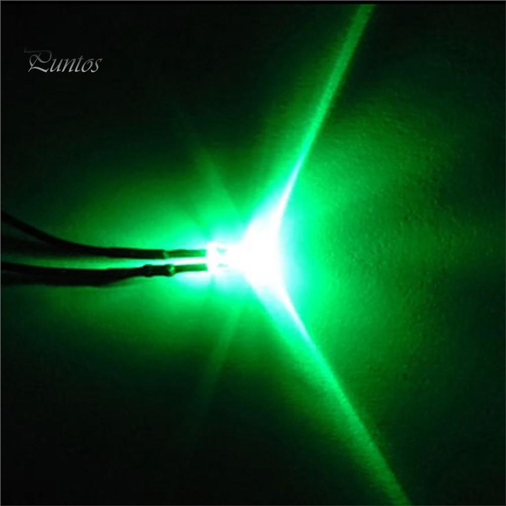 10 st 20 cm 3 mm/5 mm LED-lampa Kabel Glödlampa Förkopplad DC Emitting Diode Light