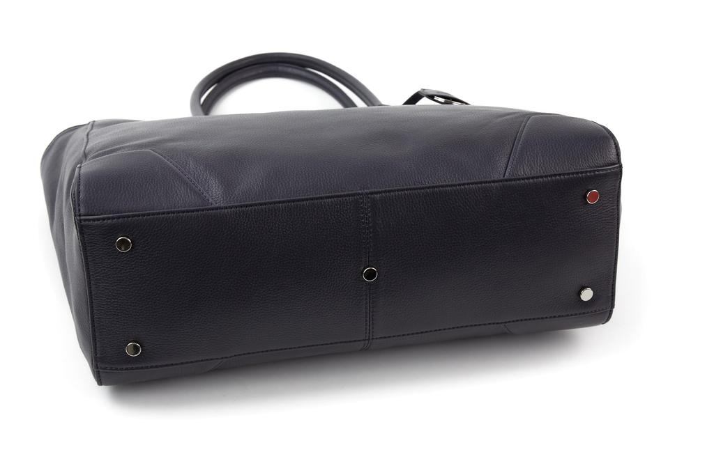 Tote Genuine [SONNE] Bag, Leather, Men's, Navy, SO-SOX027-NV