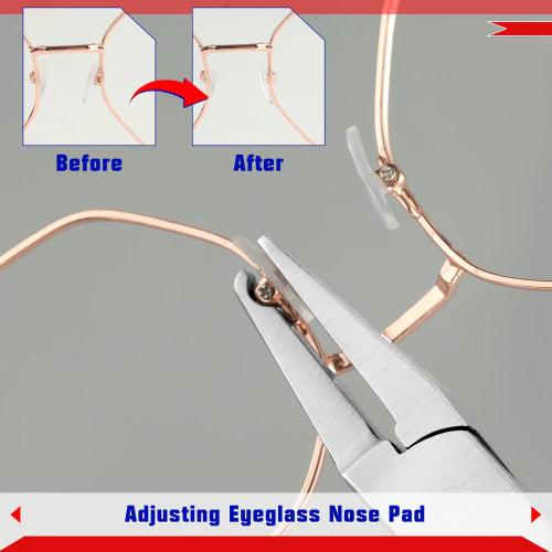 GOLD DEER Nose Pad Pliers, Nose Pad Adjustment Tool, Eyeglass Pliers, Nose Pad Repair Tool, Nose Pad Repair Tool, Eyeglass Repair Tool