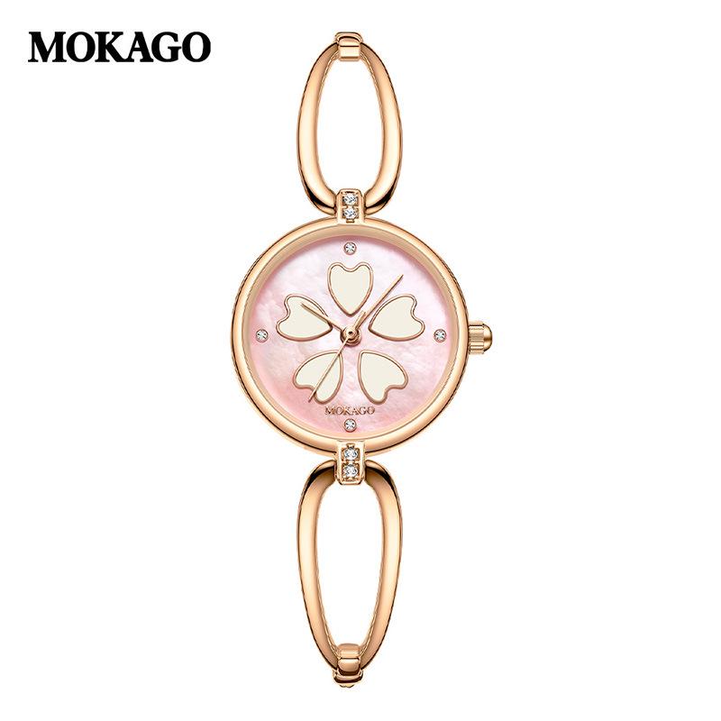 MOKAGO Rhinestone Inlaid Women s Luxury Bracelet Watch