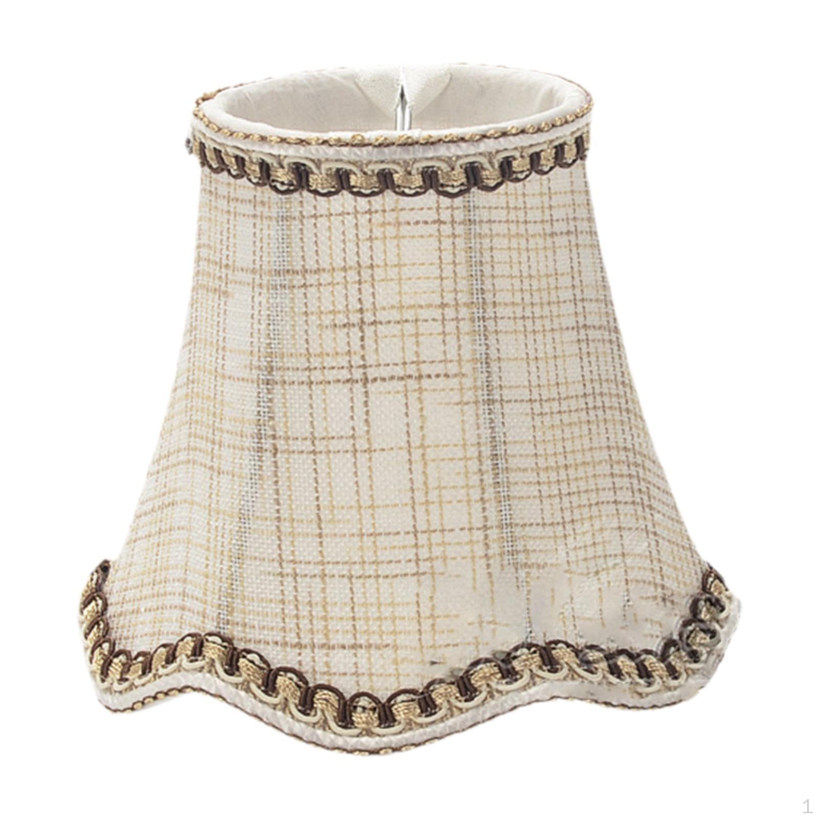 

Абажур для люстры, тканевый зажим, простая установка, декоративный аксессуар для настенного освещения Style C