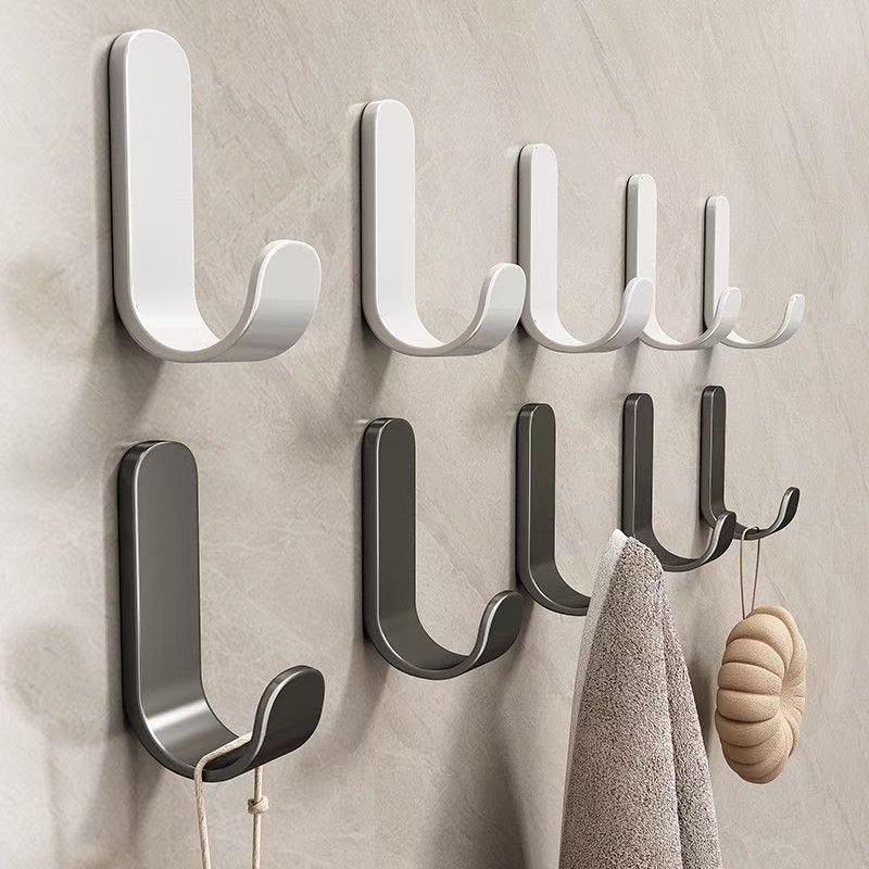 Creative Multi-Color Adhesive Hooks - Strong, No-Drill, Ideal for Kitchens, Bathrooms, or Behind Doors