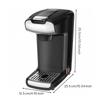 Capsule Espresso Machine Easy To Use Pod Rich Crema Kitchen Appliance for Office