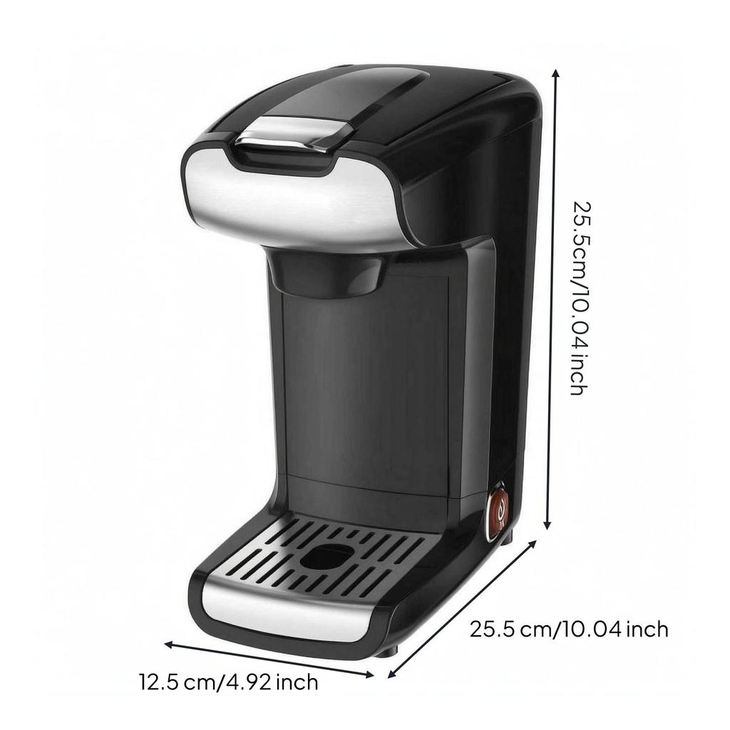 Capsule Espresso Machine Easy To Use Pod Rich Crema Kitchen Appliance for Office