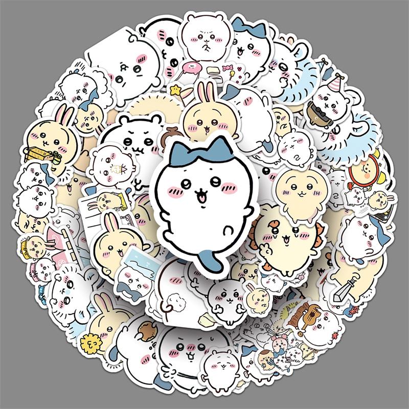 50 Chiikawa-Cartoon-Aufkleber