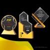 Customized Crystal Trophy High-End Metal Gold, Silver, Copper, Award Honor Gift Excellent Employe Souvenir, Home Decoration, 1Pc