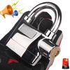 Bemodst Built-in Movement Sensor Security 110db Siren Alarm Lock Universal Anti-Theft Padlock for Bicycle Motorcycle Door Gate