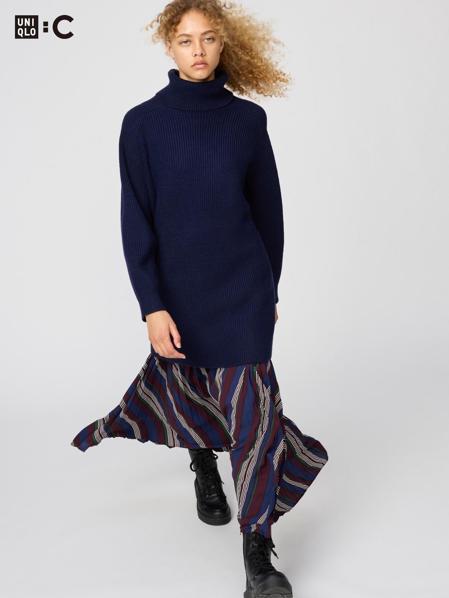 

Uniqlo Вязаное мини-платье 69 NAVY/WOMEN XXL