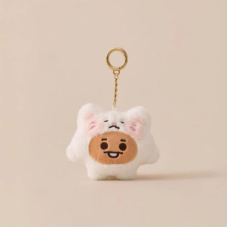 Anime Kawaii Plush Doll Keychain Cute Cartoon Doll School Bag Pendant Decoration Birthday Gift