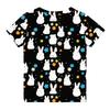 Boys Girls Round Neck Casual Printed Short-sleeved T-shirt Top