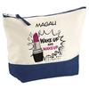 Makeup Bag - PLANETEE - Magali Wake Up and Makeup - Large Size - Cotton - HD Printing