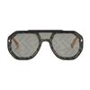Fendi Yellow Double F Mask Style Pilot Sunglasses Men Sunglasses FOL514A565F1F6P