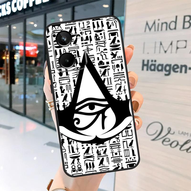 Egyptian Eye Of Horus Case For Realme 15 Pro 14 13 11 12 Pro Plus GT7 GT6 C55 C51 C53 C35 C33 C61 C65 C67 C71 C75
