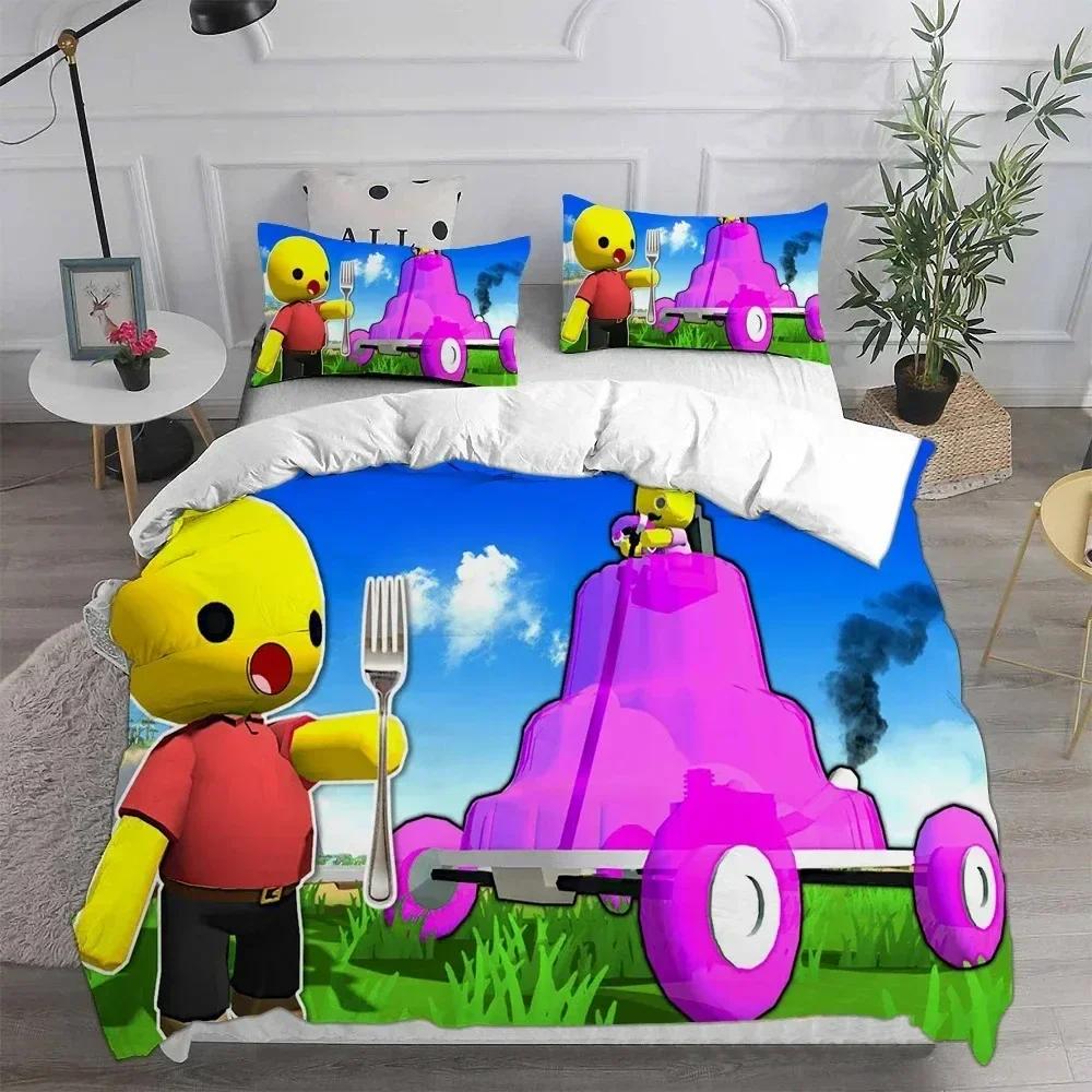3D Print Wobbly & Life Bedding Set With Pillowcase Bed Duvet Cover Soft Queen King Size Bedclothes Home Single Twin Pillow Case