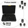 32 Piece Bolt Extractor Kit Stripped Bolt Extractor Bolt Extractor Kit Adapter Included Comprehensive Size Range