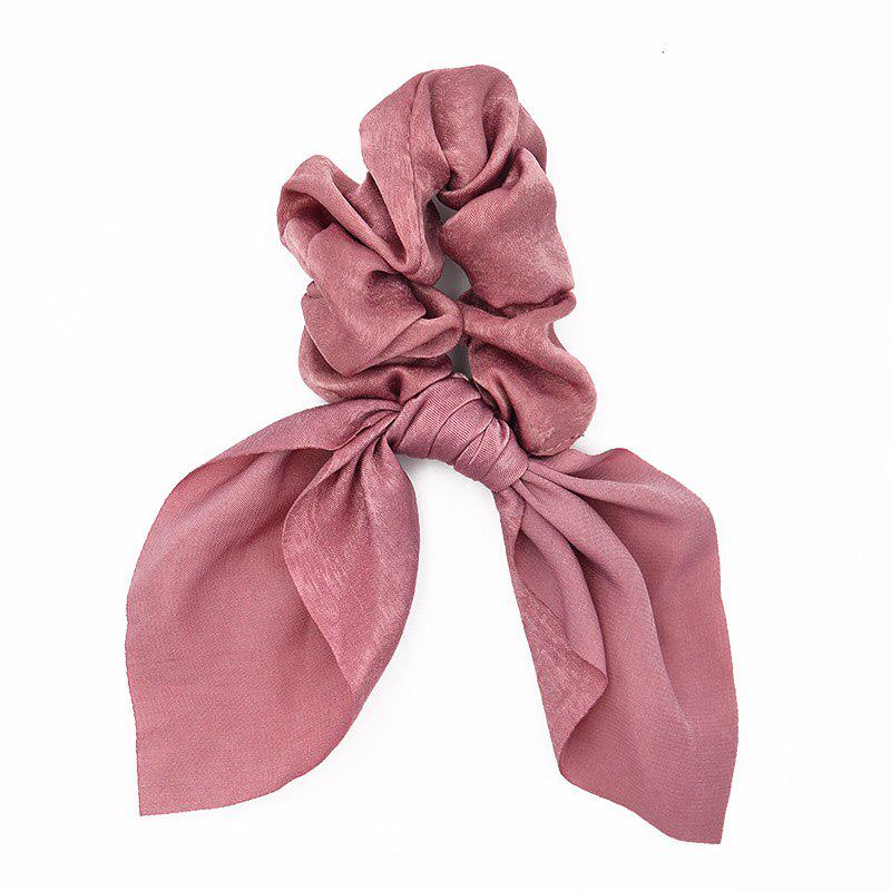 

Лента с бантом, эластичная лента для волос, женские резинки для волос, держатель для хвоста, одноцветная веревка для волос, резинки для волос, аксессуары для волос для девочек розовый