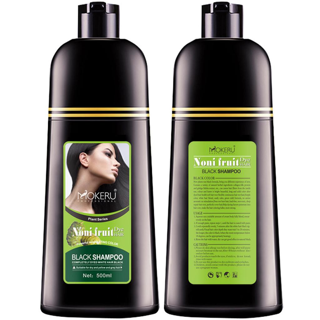 Shampooing Colorant BSY Noni Noir Sans Ammoniaque - 12ml - Tous Types De Cheveux Et Barbe