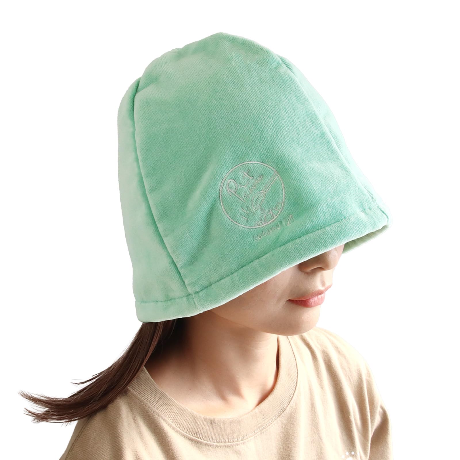 

[pit-life] Imabari Towel Sauna Hat, Large (L: Green/Antibacterial, Odor-Resistant, Antiviral), Stylish Cotton Sauna Hat, Cute for Men and Women