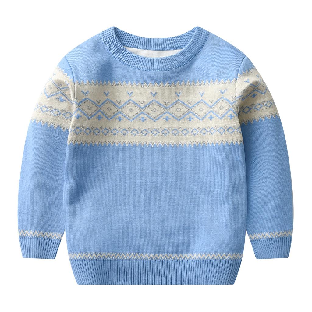 Dziecięcy sweter świąteczny Jesień Zima Dziewczęcy sweter pulowerowy Chłopięcy sweter świąteczny z kreskówek
