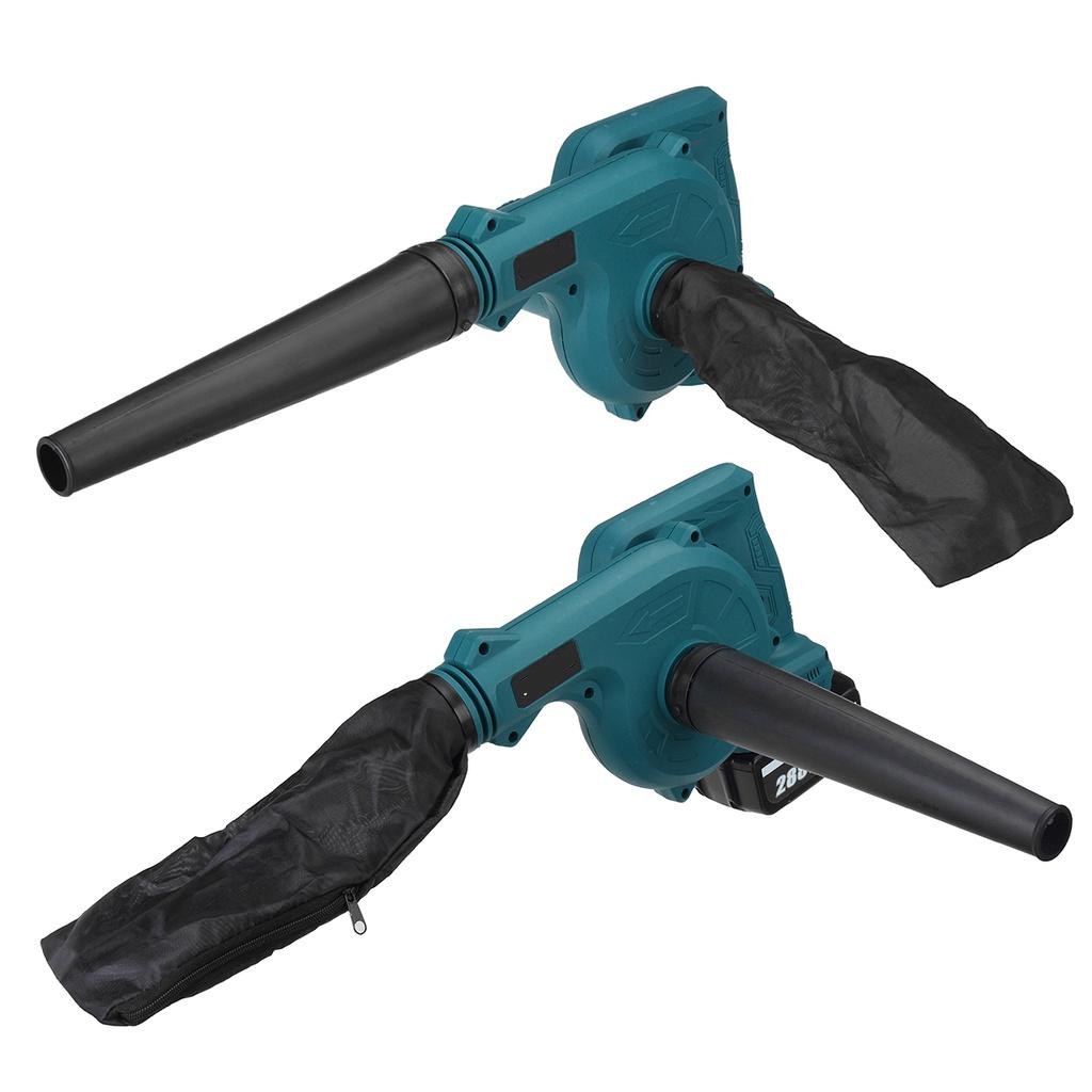 Suflantă de aer electrică fără fir și aspirație portabilă frunze calculator colector de praf curățător sculă electrică 880W pentru baterie 15000mAh 2 în 1