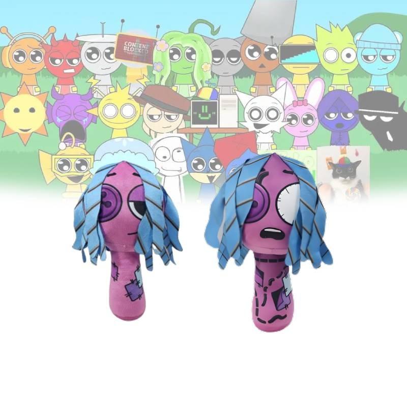 Sprunki Game Blue Plush Toy Stuffed Animals Dolls Cartoon Children Cute Gift