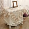Nappe brodée de luxe européenne pour table à manger, nappe en dentelle avec motif de pissenlit, meuble TV, housse anti-poussière pour chaussures
