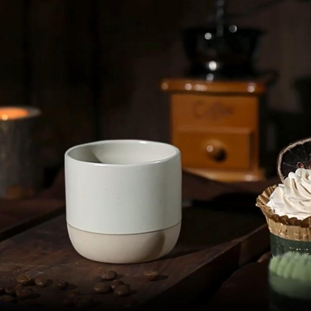 

Ceramic Tea Cup Japanese-style Espresso Cup Drinkware Matcha Cup Office S синій