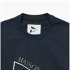 Maison Kitsune 5743284910 120 Maison Kitsune X   Wonder Ski Toppa Logo foX Felpa Pubblica