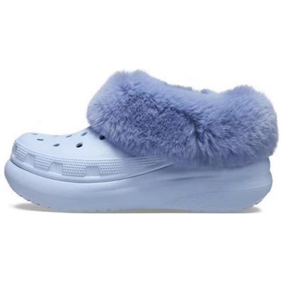 Furever Thick Sole Trendy Comfortable Versatile Clogs Women Footwear Blue 208446-4NS
