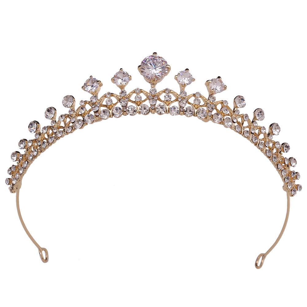 

Новая свадебная повязка на голову в европейском стиле, лесной лист, кристалл, бисер, звездная свадебная корона ручной работы