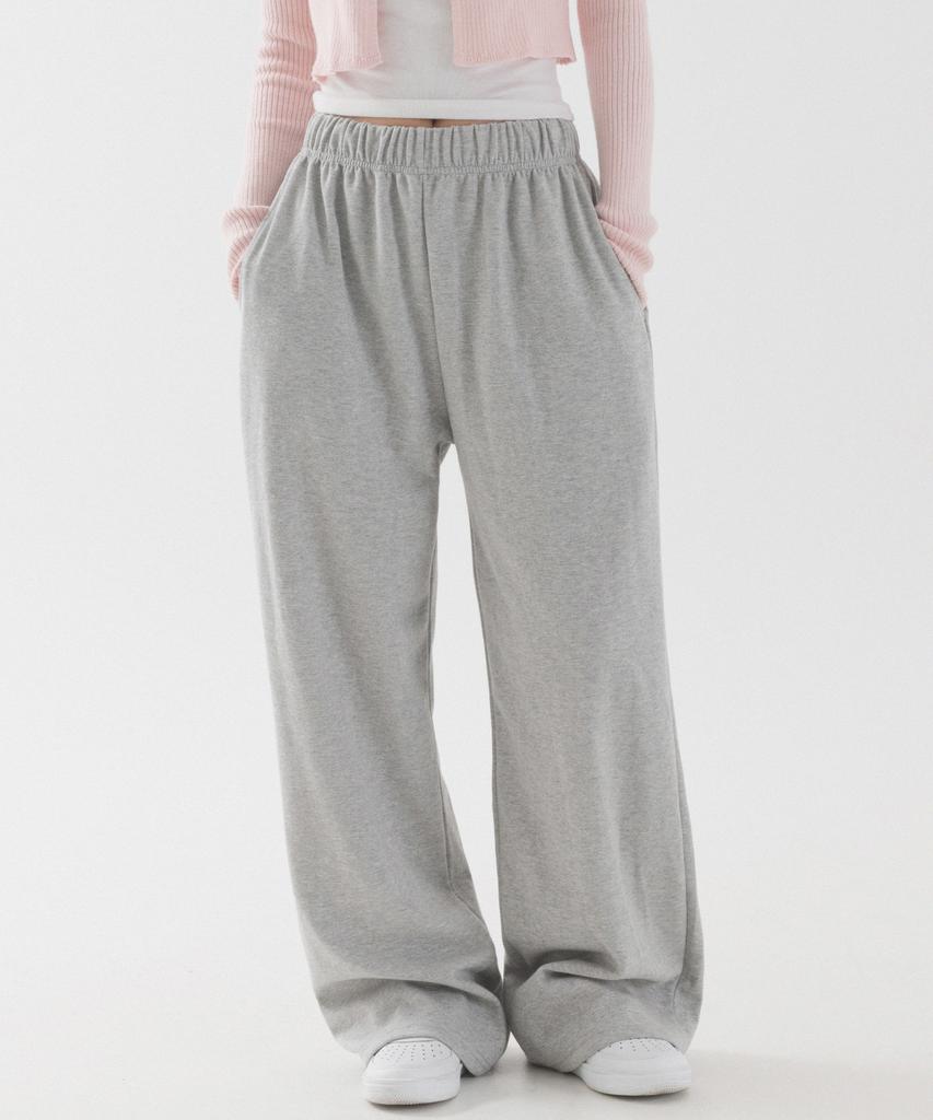 PIANER Relaxed Wide Long Sweatpants (Melange)