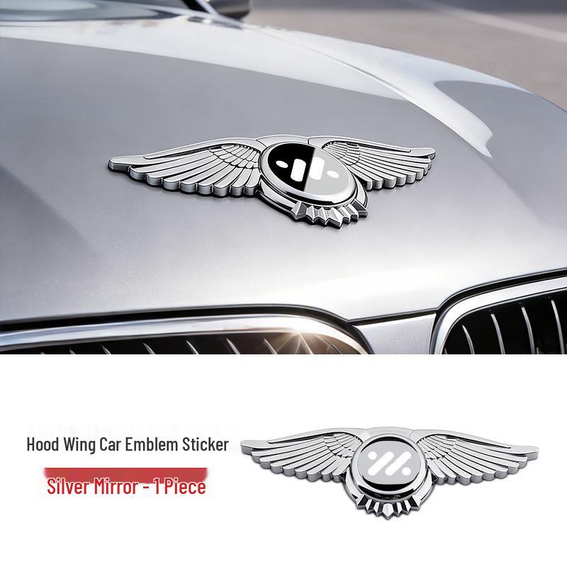 Front Hood Emblem & Wings for IM L6/LS6/L7/LS7 - 3D Decorative Car Sticker