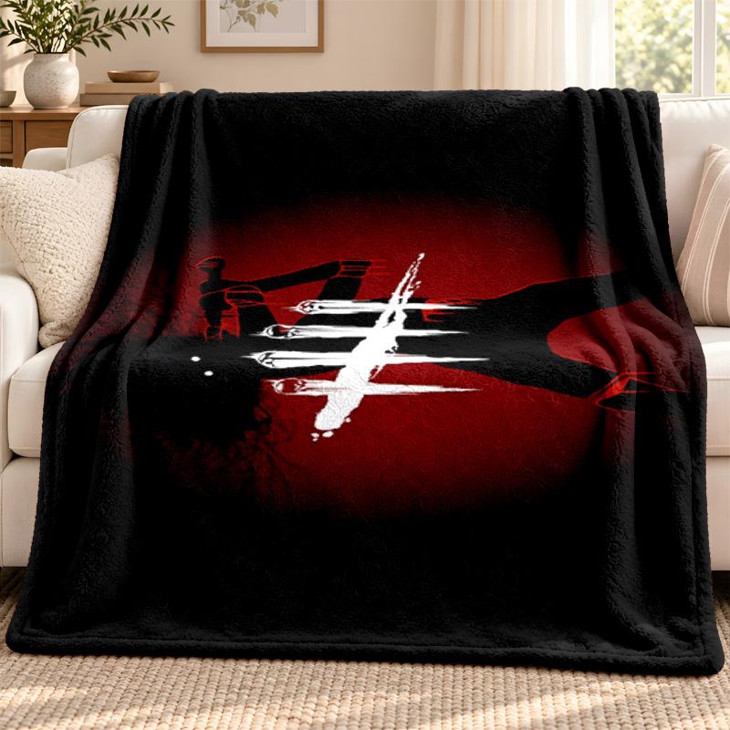 Dead by Daylight Blanket Flannel Blanket Soft Cozy Plush Throw for Sofa Bed Lightweight Home Decoration Outdoor Camping
