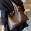 Stylish Large-capacity Retro Bag Autumn New Simple Casual Tote Bag High Value Fashion Shoulder Bag