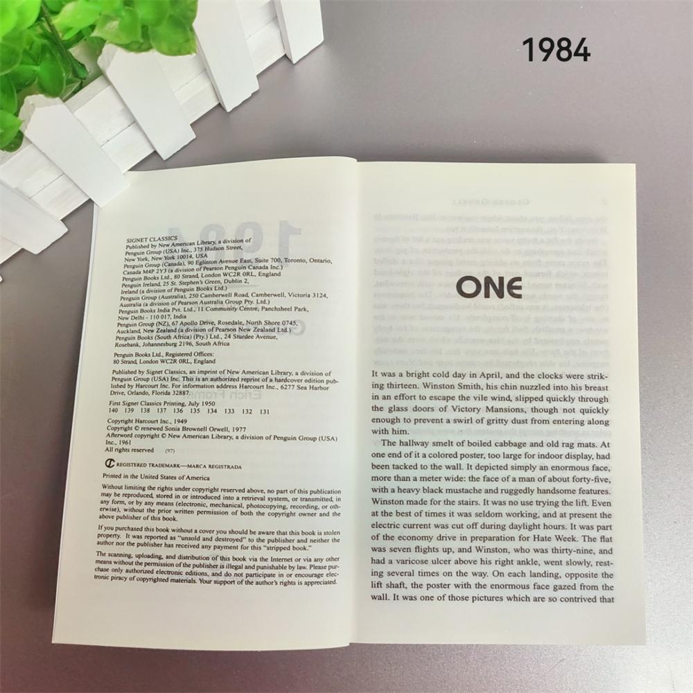 1984 English George Orwell Author Of Modern And Contemporary World Literature Famous Novels Books