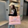 Sports fitness bag large capacity independent shoe compartment dry and wet separation shoulder travel bag yoga swimming fitness bag