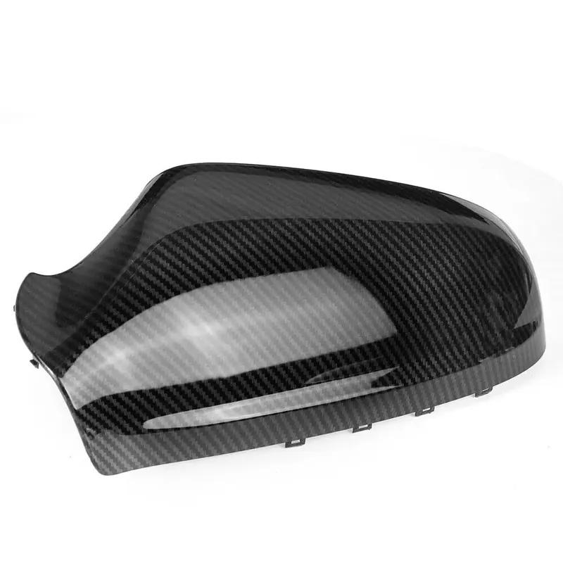 For Opel Vauxhall Astra H 2004-2009 Car Rearview Replacement Side Mirror Cover Wing Cap Exterior Door Case Trim Carbon Fiber