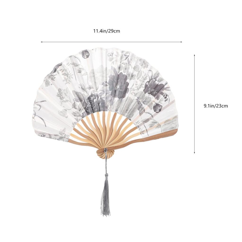 TOYMYTOY Fabric Folding Stylish Handheld Fan for Perfect for Fireworks and Perfect for and Beautiful Japanese-Style Fan, Summer, Festivals, Displays,