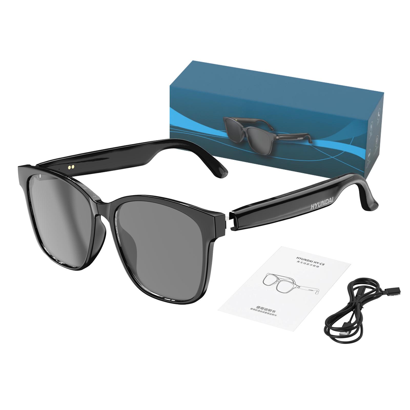 

AI Intelligent Translation Wireless Bluetooth Glasses Headset 75 Languages ​​Real-time Конференція Синхронний переклад чорний
