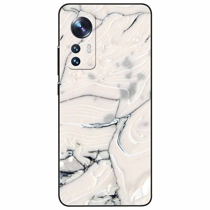 For Xiaomi Redmi Note 12s Case 12 S Soft Black Silicone Cool Marble TPU Funda Para for Redmi Note 12S 2023 Shockproof Note12s