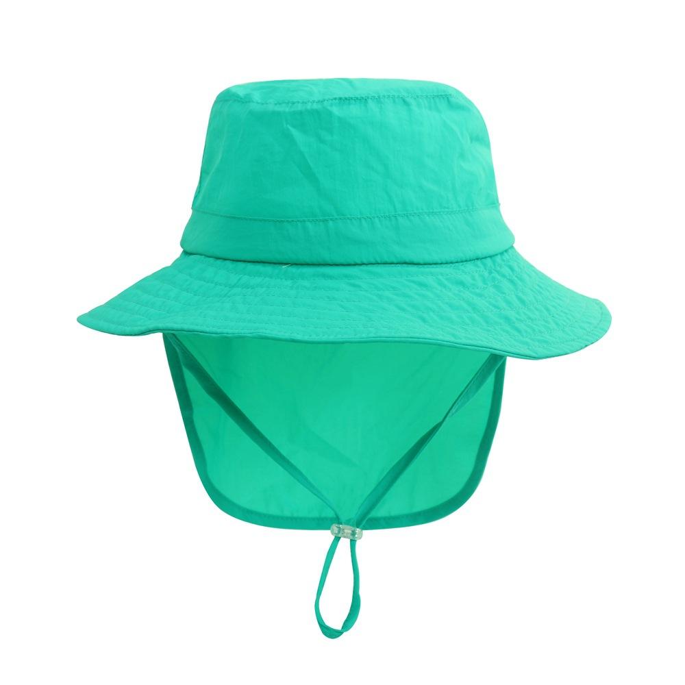 Kids Bucket Hats for Boys Girls UV Sun Protection Beach Caps with Neck Flap Play Hat 12 Colors Available Sizes 2-5 Years Old