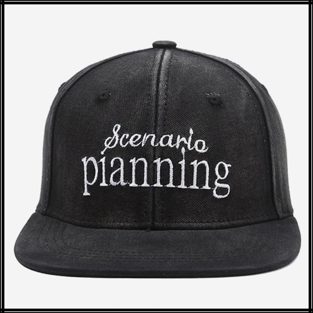 Hat Cap Embroidered Snapback Street Style Stylish CZA204 [White Fang] Men's Women's (Black)