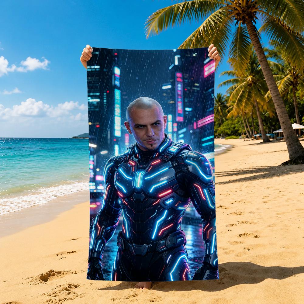 Singer M-Mr. Worldwide Towel Towel Soft Pool Gift For Travel Gym Shower Cool Camping Quick Dry Sports Large Beach Towel