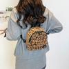 Fashion Large Capacity Shoulder Bag Leopard Print Wear-resistant Mini Rucksack Lightweight Square Bag