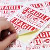 Superior-Grade 50Pcs First-Class Red High-Standard Fragile Top-Grade Reminder High-Standard Warning First-Class Stickers First-Class 8X5Cm