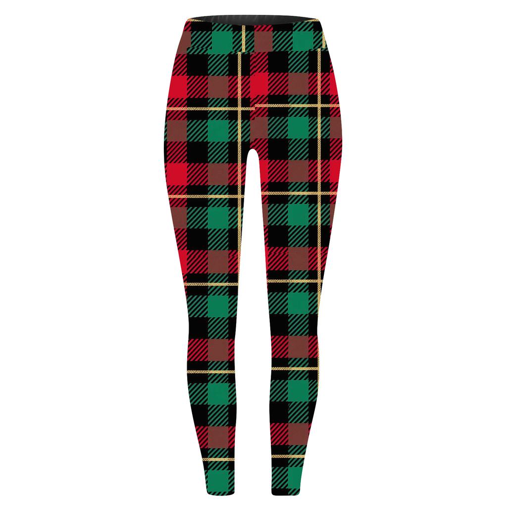 Women's Casual Fashion Outdoor Halloween Printed Slim Elastic Yoga Pants Cropped Pants