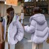 New Winter Women's Hooded Padded Coat, Loose Thickened Puffer Jacket, Fashion Niche Design Oversized Bread Coat For Women