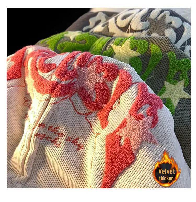 Men's Vintage Fleece-Lined Corduroy Hooded Cardigan