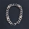 Titanstahl Kubanische Armband Neo-Gotische Kette Halsband Stacheldraht Halskette Silber Punk Stil Dornen Choker Halskette Damen Herren