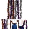 Halloween Pumpkin Colorful 2m Tinsel Bat Decorative Hanging Decoration Wsmt